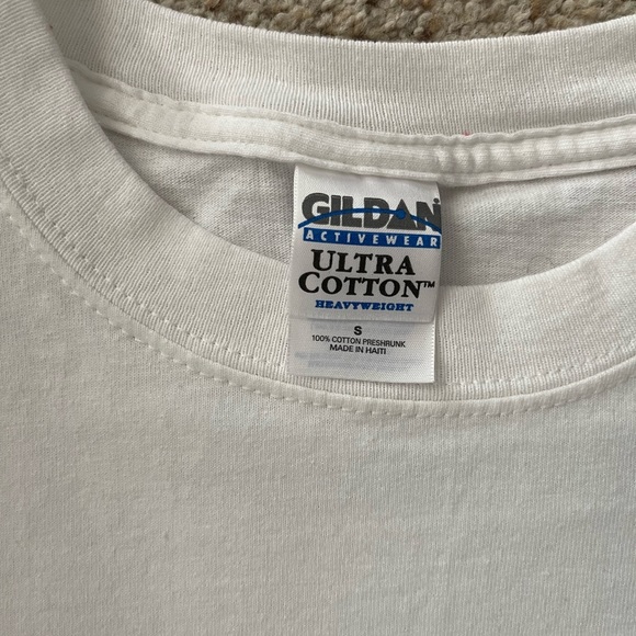 I LOVE BOOBS white unisex t-shirt in sz sm. - Picture 4 of 4